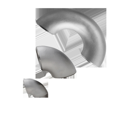 180D Butt-Welding Fittings Duplex Stainless Steel Elbow UNS S31803 Tikungan Radius Pendek