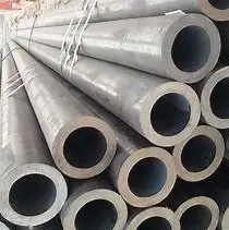 Black Carbon Erw Round Seamless Steel Pipe Untuk Jalur Pipa