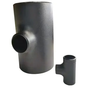 API5l Carbon Steel Black Seamless Pipe Fitting CS Equal Tee