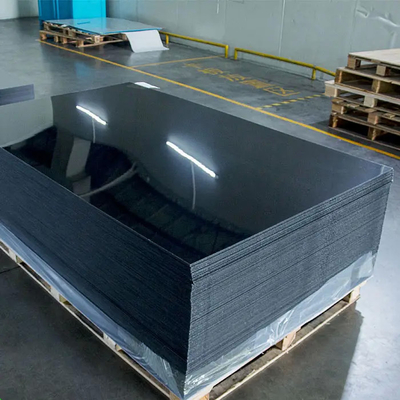 Grosir Ukuran Disesuaikan Glossy Cast Black Acrylic Mirror Sheet Lowes