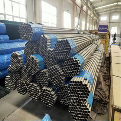 ASTM B338 3.5 inci 4 inci GR1 GR2 GR5 GR7 GR9 TA1 TA2 TA7 TA9 Tabung Pipa Knalpot Paduan Titanium Mulus