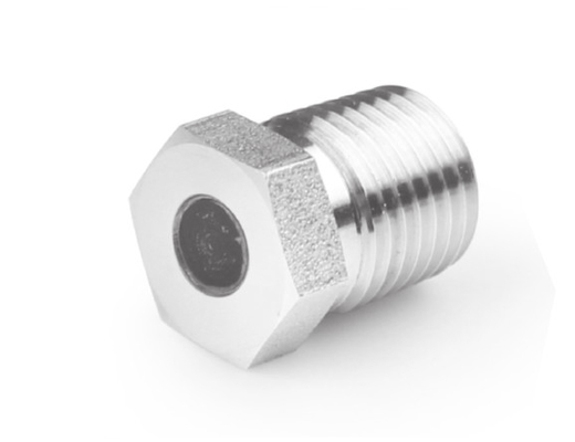 Stainless steel plug fusible fitting pipa plug tube adaptor dengan fitting paduan eutektik