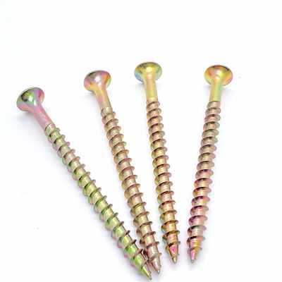 Sekrup / Sekrup Kayu Pan Perawatan Panas Kayu Berkualitas Tinggi Sekrup Chipboard Berlapis Seng