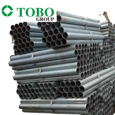 Pipa Baja GI bulat BS 1387 Welded Galvanized ERW Round Hollow Section Steel Pipe Round Scaffold Tube Baja berlapis seng