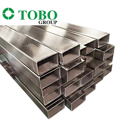 Pipa Stainless Steel Persegi Panjang Super Duplex 2205 Uns31803 201 304 316 420 Mirror Polish 2B Tabung Baja Dekoratif Persegi