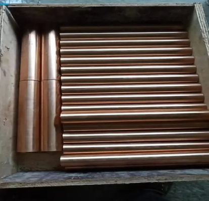 90/10 Tembaga Nikel Pipa Lurus C12200 2mm Tebal 6m Panjang Tabung Kumparan Bulat