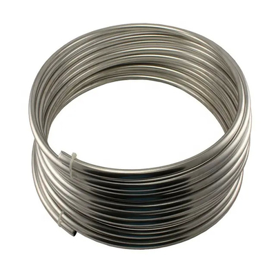 AISI 304/L 316/L Coil Tube Austenitic Stainless Steel Tabung Penukar Panas Baja Seamless