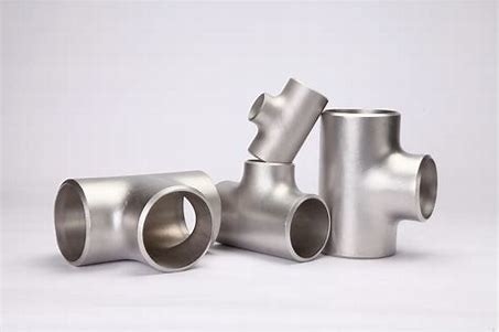 Perlengkapan pipa paduan nikel Butt Welding Tee Incoloy 625 UNS N02200 ASME B16.9