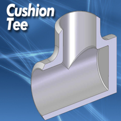 Pabrik Pasokan Nikel Alloy Monel 400 Cushion Tee Ditarik Dingin Seamless Equal Tee Jual Panas