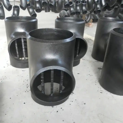 Fittings pipa baja paduan tanpa jahitan Barred Tee ASME B16.9 Nikel paduan Monel 400