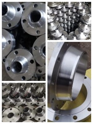 Flang baja nikel UNS N10003 Flang leher las tempa ANSI B16.5 SCH10S 300# Untuk minyak/gas