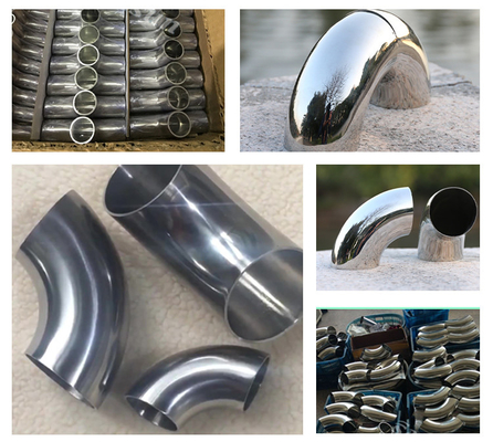 Paduan Baja Butt Pengelasan Pipa Fittings Radius Pendek siku 180D C276 ASME B16.9 Untuk Koneksi