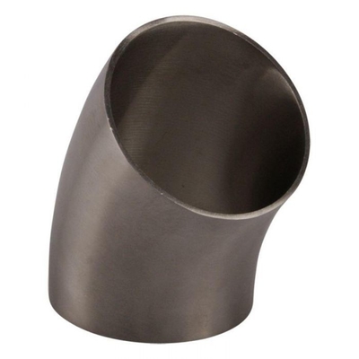 Metal Nikel Alloy Inconel 625 Terbaik 45 derajat Butt Pengelasan siku ASME B16.9 Ukuran Disesuaikan Perak