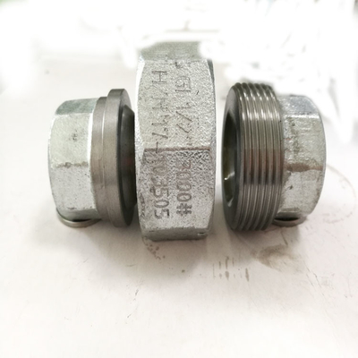 Fittings pipa tempa bergaris Union stainless steel laki-laki, perempuan Octagonal Union SS304