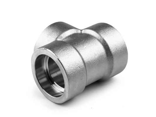 Duplex Stainless Steel Pipe Fittings Socket Welding Equal Tee A815 UNS S31803