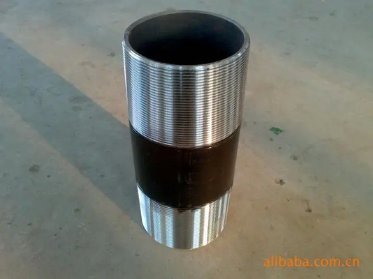 316 304 baja tahan karat paduan kuningan kompresi Pipe Thread Fittings ditempa OEM Close Nipple