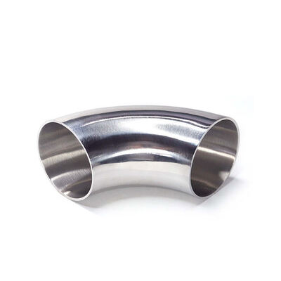 Polished 304 Stainless Steel Elbow, 90 Degree Butt Weld Fitting