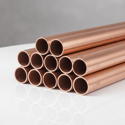 C71500/C70600 Pipa Tembaga Nikel dengan finishing yang dipoles dan dimensi yang disesuaikan untuk aplikasi industri