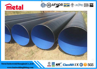 FBF Fusion Bonded Epoxy Powder Coated Steel Pipe Bentuk Bulat Besar Diameter Untuk Minyak / Gas