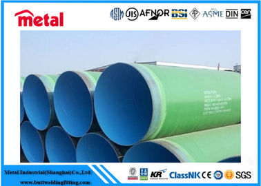 ERW HFW Dilapisi Pipa Baja Sertifikasi Epoxy Coating Suhu Tinggi