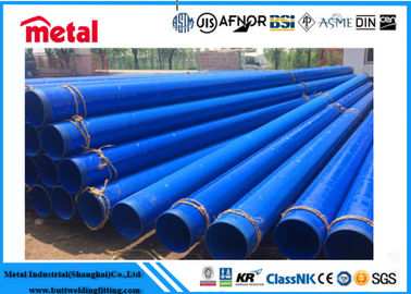 GRADE X52 ERW 3PP Dilapisi Pipa Baja OD 4 INCH WT 7.9 MM Lapisan Internal Epoxy Novolac