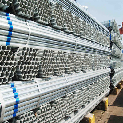 Pipa Galvanis Celup Panas Diameter Luar 8 Inci hingga 12 Inci, Spangle Besar Sedang Kecil Nol untuk Aplikasi Industri
