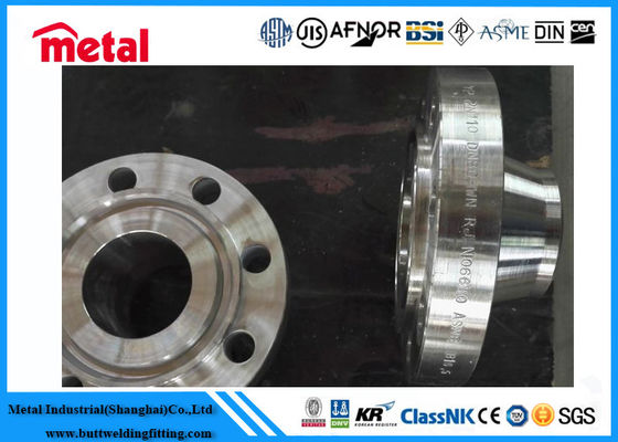 Kekuatan Tinggi Mengangkat Wajah Weld Neck Flange N06600 CL300 RF WN RJ SS