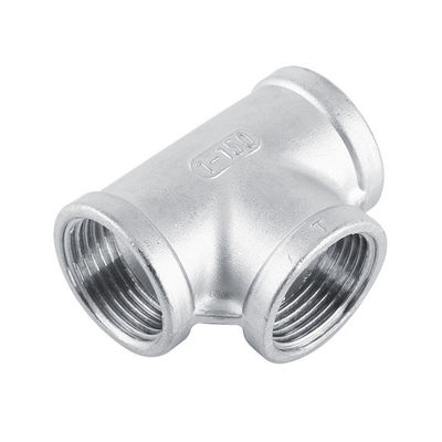 Penempaan Stainless Steel Double / Single Metal Pipe Tee Untuk Pembuatan Kapal