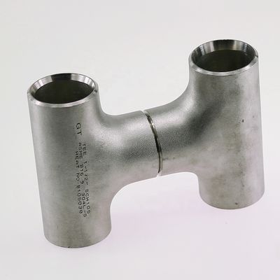 API DIN AISI Super Duplex Butt Weld Fittings Pipa Equal Tee Mengurangi Bentuk