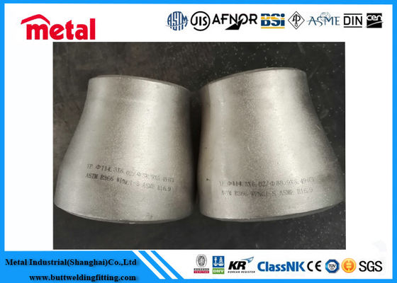 SCH10S Ketebalan Alloy Pipe Fittings Paduan Reducer Konsentris 20