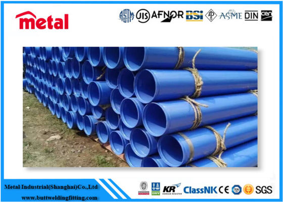 Fusion Bonded Epoxy Coated Steel Pipe Seamless API Steel Tube Dengan DIN30670 Standar