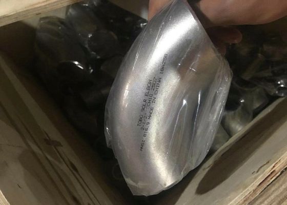 ANSI B 16.9 Fitting Pipa Baja Paduan Monel 90LR Elbow 3 