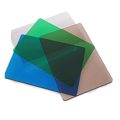 Ukuran Kustom Dalam Hasil Akhir Yang Jelas Dengan Dua Tepi Bulat Plat PMMA Akrilik Sisi Panjang