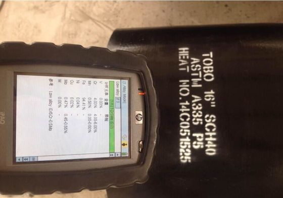 Disesuaikan 16 Inch SCH40 ASTM A335 Pipa Baja Seamless