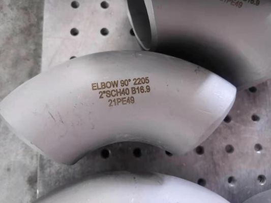 Siku Dilas GB 90 ° Sudut Kanan 1.5D Radius Diperpanjang Mulus Tikungan 1848 Mekanisme Besi Panas Ditekan Baja Karbon Siku