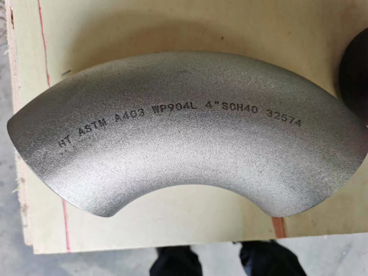 ASTM/UNS N08800 Alloy Steel Pipe Fitting 45 Derajat Butt Welding Elbow L/R 10