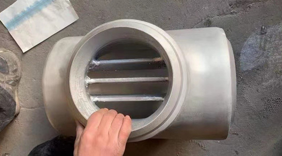 DN 200 mm, TEE BARRED , SCH80S, SMLS, DUPLEX SS, ASTM A815-UNS S31803, BW, ASME B16.9