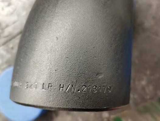 Pengelasan Butt Seamless 90 ° Panjang Radius Elbow ASTM C70600 1/2 