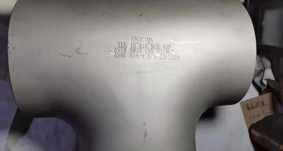 Tee Lurus Pengelasan Butt Mulus 10”* 10” SCH-40S ASTM A403-WP316/316L ASME B16.9