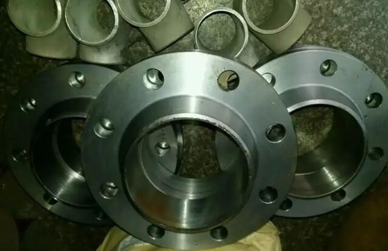 Welding Neck Flange Nickel Alloy Metal Disesuaikan B564 N07718 6 