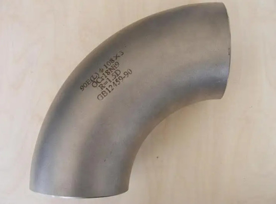 Pengelasan Butt Seamless 90 ° Panjang Radius Elbow 10 