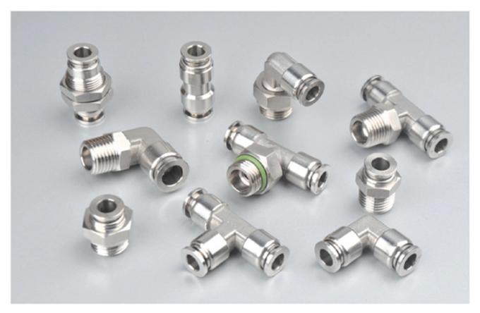 berita perusahaan terbaru tentang Fittings siku pneumatik berkualitas tinggi SSL 316 R1/8" 1/4" 3/8" 1/2" Threaded stainless steel Positive L-Type Joint Air Fittings  0