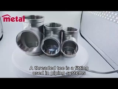 Pipa air yang dapat disesuaikan pipa minyak baja tahan karat 304 316 Tee Fittings pipa soket kelas industri