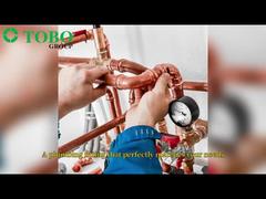 Tampilan video dari siku tembaga