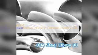 Pemasangan Siku 90 Derajat BW Baja Tahan Karat 304