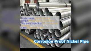 Tabung Las Pipa Paduan Nikel ASTM B165