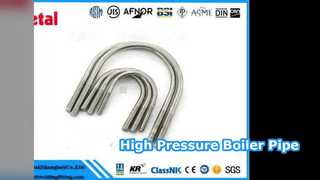 Pipa Boiler Tekanan Tinggi SCH 80 Seamless U Bending