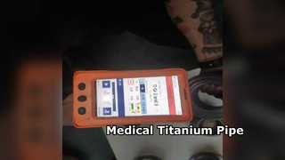 Instrumen Medis Pipa Paduan Titanium Biokompatibel