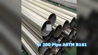 Pipa Paduan Nikel Ni 200 ASTM B161 Mulus