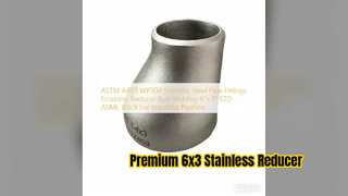 ASTM A403 WP304 Peredam Eksentrik 6x3 Pemasangan Pipa
